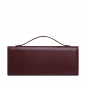 Preview: Long clutch made of calf leather in bordeaux -BONA DEA-